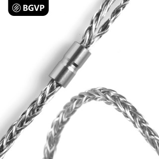 BGVP S8纯银6N单晶铜镀银耳机升级线8芯2.5平衡0.78发烧4.4MMCX榭兰图FD01变色龙VX太阳神se846 535 w80 60