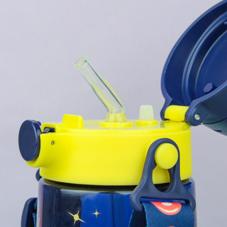 Disney 迪士尼 4452 可拆卸充电风扇便携吸管塑料杯 590ml 米奇蓝