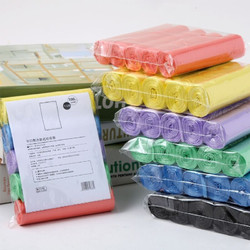 abay 加厚垃圾袋新料彩色厨房卫生间家用塑料袋 5卷100只（45*50cm）