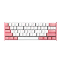 IQUNIX F60S 61键 双模无线机械键盘 粉色 Cherry茶轴 无光