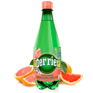 perrier 巴黎水 西柚味气泡水 500ml*24瓶