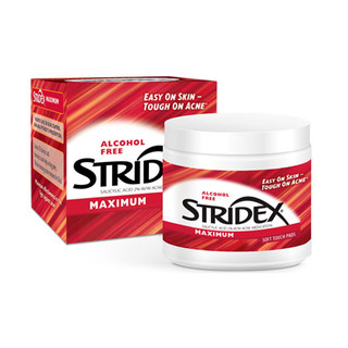 stridex 水杨酸清洁棉片 加强型 55片