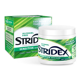 stridex 水杨酸清洁棉片 温和型 55片