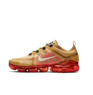 NIKE 耐克 Air VaporMax 2019 男子跑鞋 AR6631-701 深红金 46