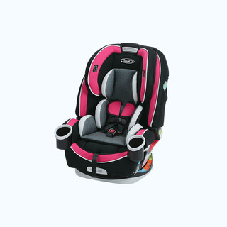 GRACO 葛莱 4ever 汽车安全座椅 0-12岁 粉色/黑条纹