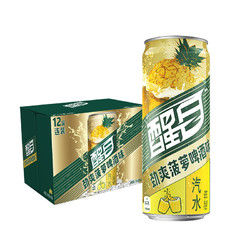 Coca-Cola 可口可乐 醒目Smart 菠萝啤 酒味汽水 330ml*12听 整箱装 可口可乐公司出品 菠萝啤