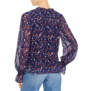 Parker Womens Belle Floral Boho Peasant Top