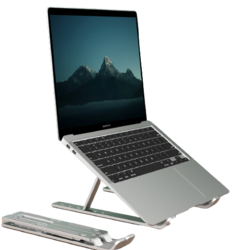 JRC 笔记本支架 电脑可调升降笔记本散热器 折叠便携电脑支架置物架 笔记本增高托架铝合金 X6