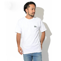 Stüssy 【日本直邮】STUSSY男女通用基本款潮流T恤短袖标徽logo针织上衣