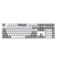 NIZ 宁芝 108键 有线静电容键盘 35g 正刻 白色 无光
