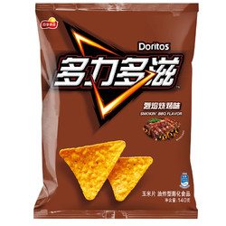 Doritos 多力多滋 多力多滋 （Doritos）零食 休闲食品 玉米片 烈焰烧烤味140克 百事食品