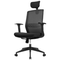AURORA 震旦 办公椅 电脑椅 人体工学椅子 家用转椅 升降座椅 CELA黑色