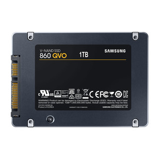 SAMSUNG 三星 860 QVO SATA 固态硬盘 1TB（SATA3.0）