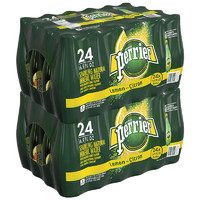 perrier 巴黎水 柠檬味气泡矿泉水 500ml24箱*2件