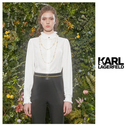 KARL LAGERFELD 卡尔·拉格斐 KLW21A6027B153 女士衬衫