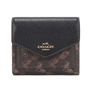 COACH 蔻驰 女士帆布短款钱包 C0047