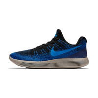 NIKE 耐克 LunarEpic Low Flyknit 2 男子跑鞋 863779-009 黑蓝 42.5