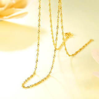 CHJ JEWELLERY 潮宏基 XXG30000048 天长地久足金项链 42cm 3.4g