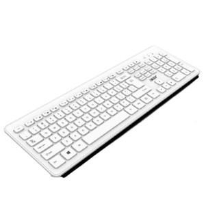 acer 宏碁 2.4G无线键鼠套装 白色 白色键盘膜