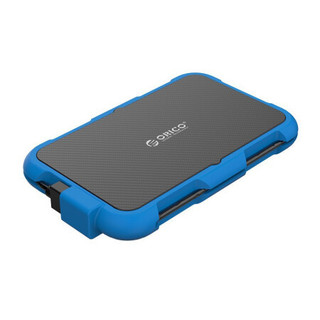 ORICO 奥睿科 2.5英寸SATA硬盘盒 USB-A 2739U3-BL-BP 碳纤维纹-蓝色