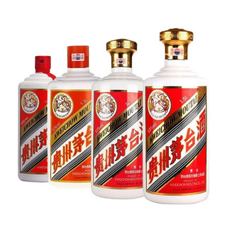 MOUTAI 茅台 飞天茅台 53%vol 酱香型白酒 1000ml+1300ml+1500ml+3000ml 组合装