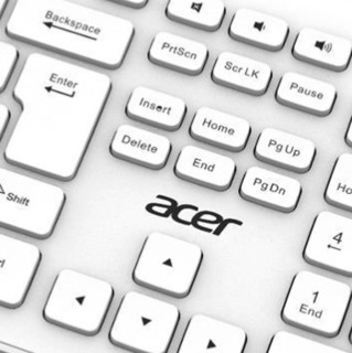 acer 宏碁 2.4G无线键鼠套装 白色