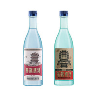 黄鹤楼 汉汾 50%vol+45%vol 清香型白酒 500ml*2瓶 组合装