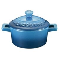 Lagostina 拉歌蒂尼 格朗系列 汤锅(10cm、0.8L、陶瓷、宝石蓝)