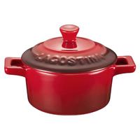 Lagostina 拉歌蒂尼 格朗系列 汤锅(10cm、0.8L、陶瓷、樱桃红)