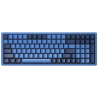 Akko 艾酷 3096SP 海洋之星 96键 有线机械键盘 侧刻 蓝色 Cherry茶轴 无光