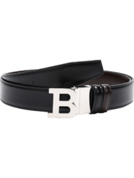 BALLY 巴利 Bally 巴利 男士牛皮板扣式双面皮带腰带 B BUCKLE 35 M