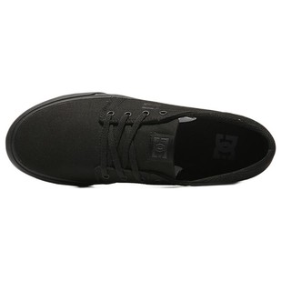 DC SHOES Trase系列 男女款低帮帆布鞋 ADYS300126-3BK 黑色 40