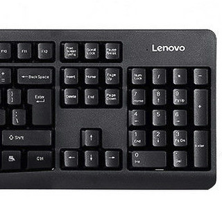 Lenovo 联想 4X30M39458 2.4G无线键鼠套装 黑色