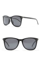Dior 迪奥 Black Tie 55mm Rectangle Sunglasses