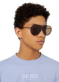 KENZO 凯卓 metal pilot sunglasses