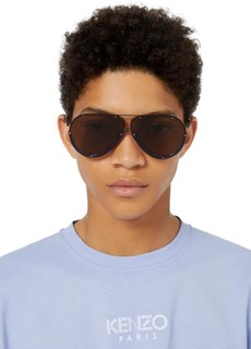 KENZO 凯卓 metal pilot sunglasses