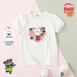 ABCKIDS TOM猫联名女童印花短袖T恤