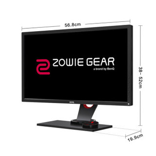 ZOWIE GEAR 卓威 XL2430 24英寸 TN 显示器(1920×1080、144Hz）