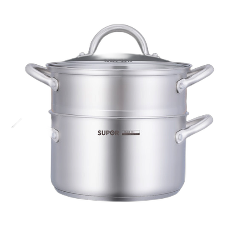 SUPOR 苏泊尔 SZ22S3 汤锅(22cm、4.6L、2层、304不锈钢)