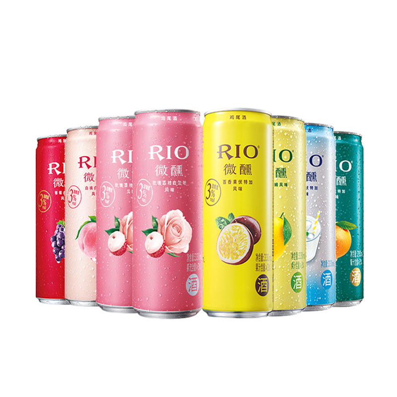 RIO 锐澳 微醺系列 预调鸡尾酒组合装 7口味 330ml*8罐