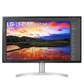 LG 乐金 32UN650-W 31.5英寸 IPS FreeSync 显示器（3840×2160、60Hz、95%DCI-P3、HDR10）