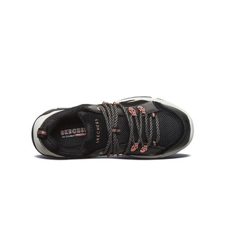 SKECHERS 斯凯奇 STREET系列 Black Jack 女子休闲运动鞋 74238/BKRG 黑色/玫瑰金色 36