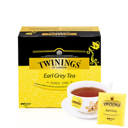 TWININGS 川宁 豪门伯爵红茶 进口茶叶 办公室下午茶 独立茶包袋泡茶 50袋*2g