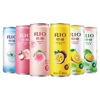 RIO 锐澳 微醺 鸡尾酒组合装 6口味 330ml*6罐