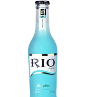 RIO 锐澳 预调鸡尾酒 蓝玫瑰味 275ml*6瓶