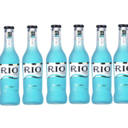 RIO 锐澳 洋酒 预调 鸡尾酒 果酒 蓝玫瑰味 275ml*6瓶（新老包装随机发货）