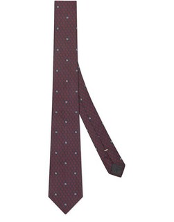 FENDI 芬迪 Blue silk tie