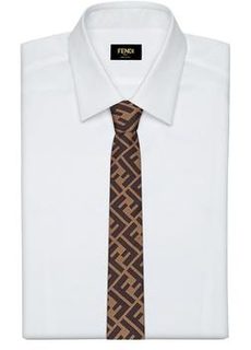 FENDI 芬迪 Silk Necktie