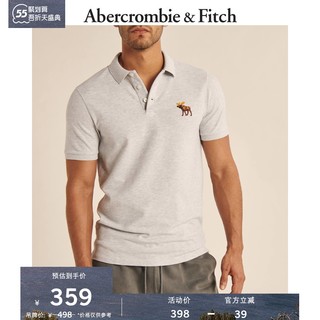 Abercrombie & Fitch 经典款 男装标识短袖翻领Polo 衫 309013-1 AF