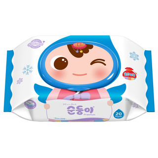 陪伴计划专享、PLUS会员：soondoongi 顺顺儿 婴儿湿纸巾 带盖 20片